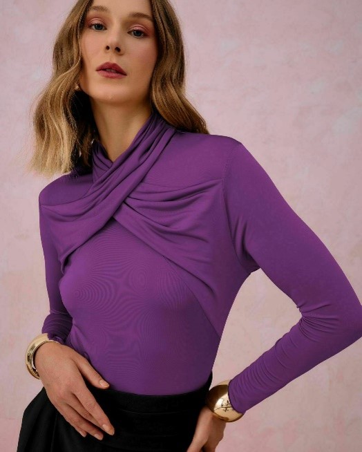 BLUSA TRANÇADA JERSEY