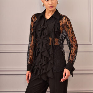 CAMISA RENDA BABADOS BUSTO