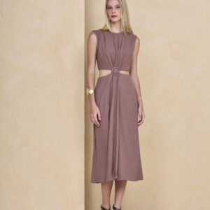 VESTIDO CREPE ARGOLA
